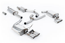 Load image into Gallery viewer, Milltek Resonated Cat-Back Exhaust for VW Golf R MK7.5 Estate, Polished Tips