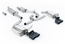 Load image into Gallery viewer, Milltek Resonated Cat-Back Exhaust for VW Golf R MK7.5 Estate, Cerakote Black Tips