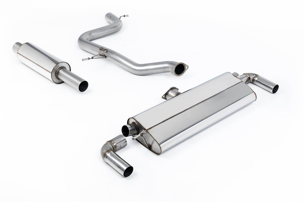 Milltek Resonated Cat-Back Exhaust for VW Golf MK7.5 GTI, Polished Tips (SSXVW497)
