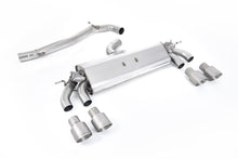 Load image into Gallery viewer, Milltek Non-Resonated GPF Back Exhaust for VW Golf MK7.5 R, Titanium GT-100 Round Tips