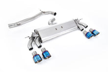 Load image into Gallery viewer, Milltek Non-Resonated GPF Back Exhaust for VW Golf MK7.5 R, Burnt Titanium GT-100 Round Tips