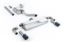 Load image into Gallery viewer, Milltek Resonated Cat-Back Exhaust for VW Golf MK7.5 GTI, Carbon Fibre Tips (SSXVW523)