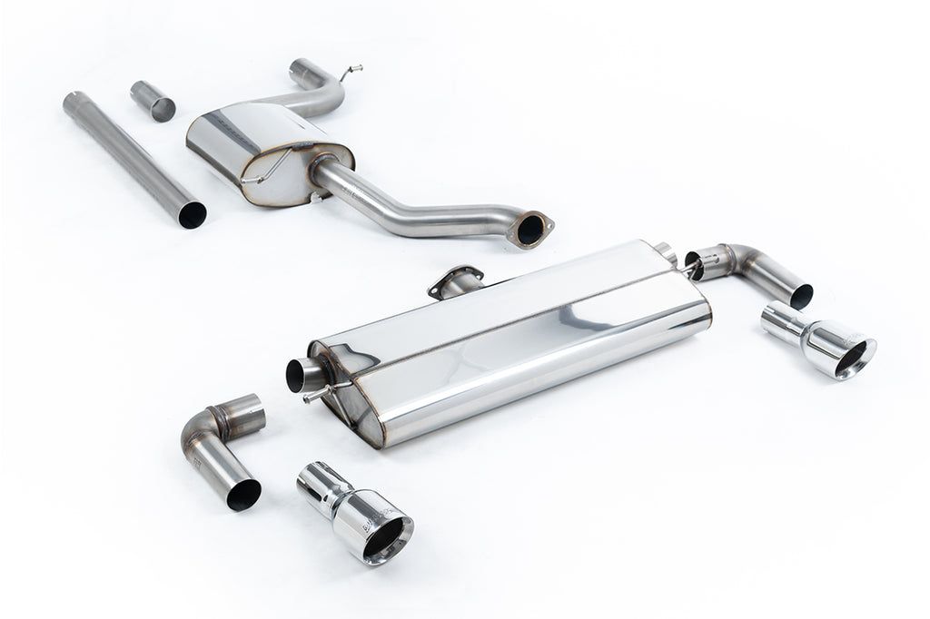 Milltek Resonated Cat-Back Exhaust for VW Golf MK7.5 GTI, Polished Tips (SSXVW527)