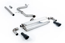 Load image into Gallery viewer, Milltek Non-Resonated Cat-Back Exhaust for VW Golf MK7.5 1.5 TSI Evo GT/R, Line-Cerakote Black Tips