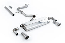 Load image into Gallery viewer, Milltek Non-Resonated Cat-Back Exhaust for VW Golf MK7.5 1.5 TSI Evo GT/R, Line-Brushed Titanium Tips
