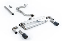 Load image into Gallery viewer, Milltek Non-Resonated Cat-Back Exhaust for VW Golf MK7.5 1.5 TSI Evo GT/R, Line-Carbon Fibre Tips