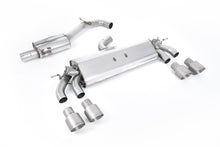 Load image into Gallery viewer, Milltek Resonated Cat-Back Exhaust for VW Golf R MK7.5, Brushed Titanium Tips