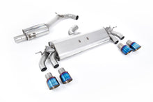 Load image into Gallery viewer, Milltek Resonated Cat-Back Exhaust for VW Golf R MK7.5, Burnt Titanium Tips