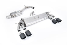 Load image into Gallery viewer, Milltek Resonated Cat-Back Exhaust for VW Golf R MK7.5, Carbon Fibre Tips