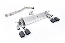 Load image into Gallery viewer, Milltek Non-Resonated GPF Back Exhaust for VW Golf MK7.5 R, Carbon JET-100 Round Tips