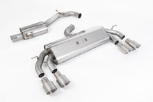 Load image into Gallery viewer, Milltek Resonated Race Cat-Back Exhaust for VW Golf R MK7.5, Brushed Titanium Tips