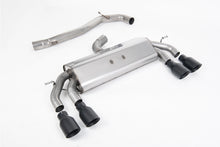 Load image into Gallery viewer, Milltek Non-Resonated Race Cat-Back Exhaust for VW Golf R MK7.5, Cerakote Black GT-100 Round Tips