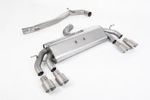 Load image into Gallery viewer, Milltek Non-Resonated Race Cat-Back Exhaust for VW Golf R MK7.5, Titanium GT-100 Round Tips