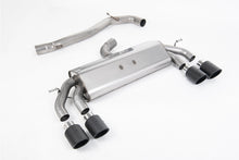 Load image into Gallery viewer, Milltek Non-Resonated Race Cat-Back Exhaust for VW Golf R MK7.5, Carbon Jet-100 Round Tips
