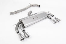 Load image into Gallery viewer, Milltek Non-Resonated Race Cat-Back Exhaust for VW Golf R MK7.5, Polished GT-100 Round Tips