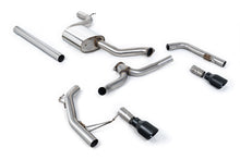 Load image into Gallery viewer, Milltek Non-Resonated Cat-Back Exhaust for VW Jetta MK7 GLI 2.0T, GT-100 Cerakote Black Tips
