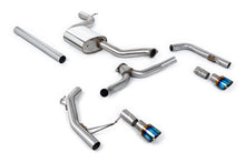 Load image into Gallery viewer, Milltek Non-Resonated Cat-Back Exhaust for VW Jetta MK7 GLI 2.0T, GT-100 Burnt Titanium Tips