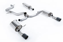 Load image into Gallery viewer, Milltek Resonated Cat-Back Exhaust for VW Jetta MK7 GLI 2.0T, JET-100 Carbon Tips