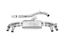 Load image into Gallery viewer, Milltek 80mm Road+ OPF Back Exhaust for VW Golf R MK8, Cerakote Black Tips