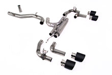 Load image into Gallery viewer, Milltek 80mm Race Cat-Back Exhaust for VW Golf R MK8, Carbon Tips