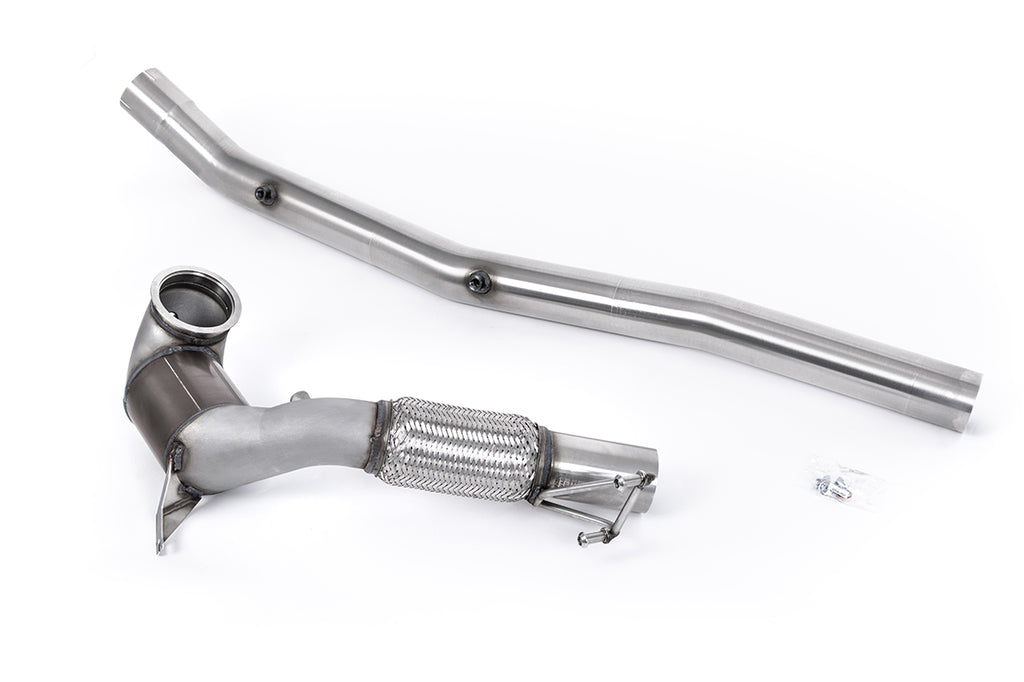 Milltek Large Bore Downpipe HJS Hi-Flow Cat NO CEL for VW Golf MK8 R / Audi S3 8Y