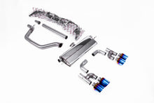 Load image into Gallery viewer, Milltek 80mm Road+ OPF/GPF-Back Exhaust for VW Golf MK8 GTI Golf R Style, Burnt Titanium Tips