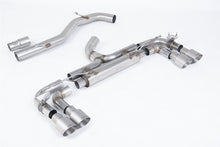 Load image into Gallery viewer, Milltek 80mm Non-Resonated Race Cat-Back Exhaust for VW Golf R MK7, GT-100 Brushed Titanium Tips