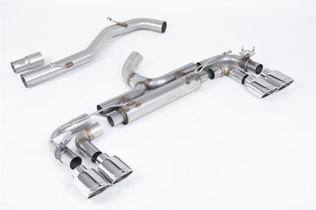 Milltek 80mm Non-Resonated Race Cat-Back Exhaust for VW Golf R MK7