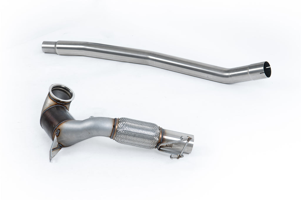 Milltek V2 80mm Large Bore Downpipe Race Cat for VW Arteon 2.0TSI 4Motion