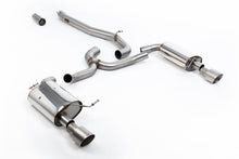 Load image into Gallery viewer, Milltek Non-Resonated Cat-Back Exhaust for VW Golf MK7 1.8TSI Alltrack, Titanium Tips