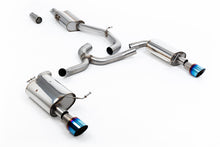 Load image into Gallery viewer, Milltek Resonated Cat-Back Exhaust for VW Golf MK7 1.8 TSI Alltrack, Burnt Titanium Tips