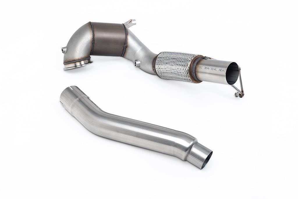 Milltek Large Bore Downpipe HJS Hi-Flow Sports Catalyst NO CEL for VW Golf MK8 GTI (SSXVW762)