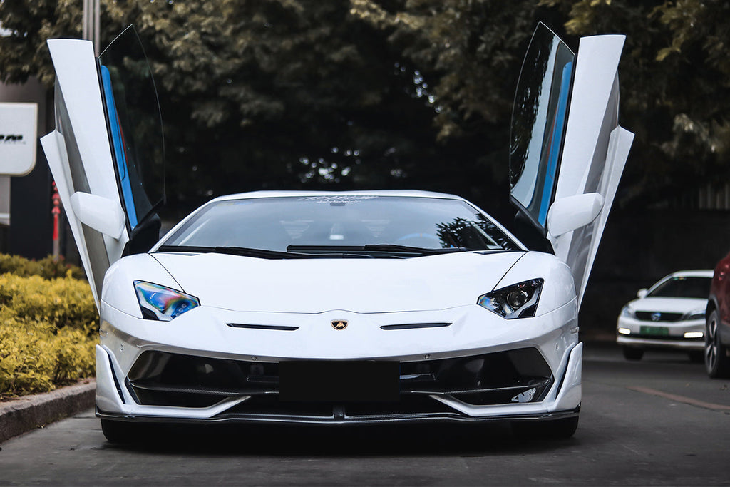 2011-2021 Lamborghini Aventador LP700 LP740 LP750 SVJ Coupe & Roadster SVJ Style Part DRY Carbon Fiber Aero Full Kit - DarwinPRO Aerodynamics
