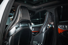 Load image into Gallery viewer, 2015-2018 Mercedes Benz C63/S/CLA45 AMG Sedan Carbon Fiber Seat-back Cover - DarwinPRO Aerodynamics