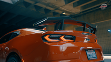 Load image into Gallery viewer, 2019-2025 CHEVY CAMARO VELOX LED TAILLIGHTS GLOSS BLACK/RED LENS