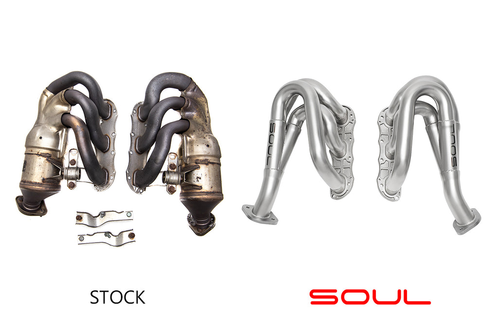 Soul Performance Porsche 981 Cayman / Boxster Competition Headers (catless)