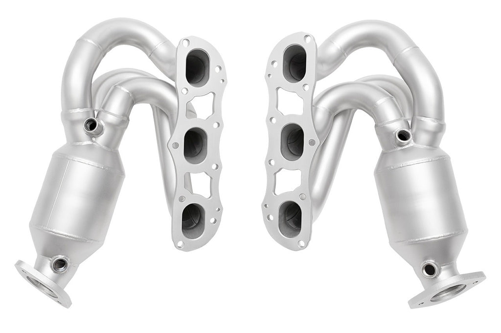 Soul Performance Porsche 981 GT4 / Spyder Long Tube Street Headers (w/ high flow catalytic converters)
