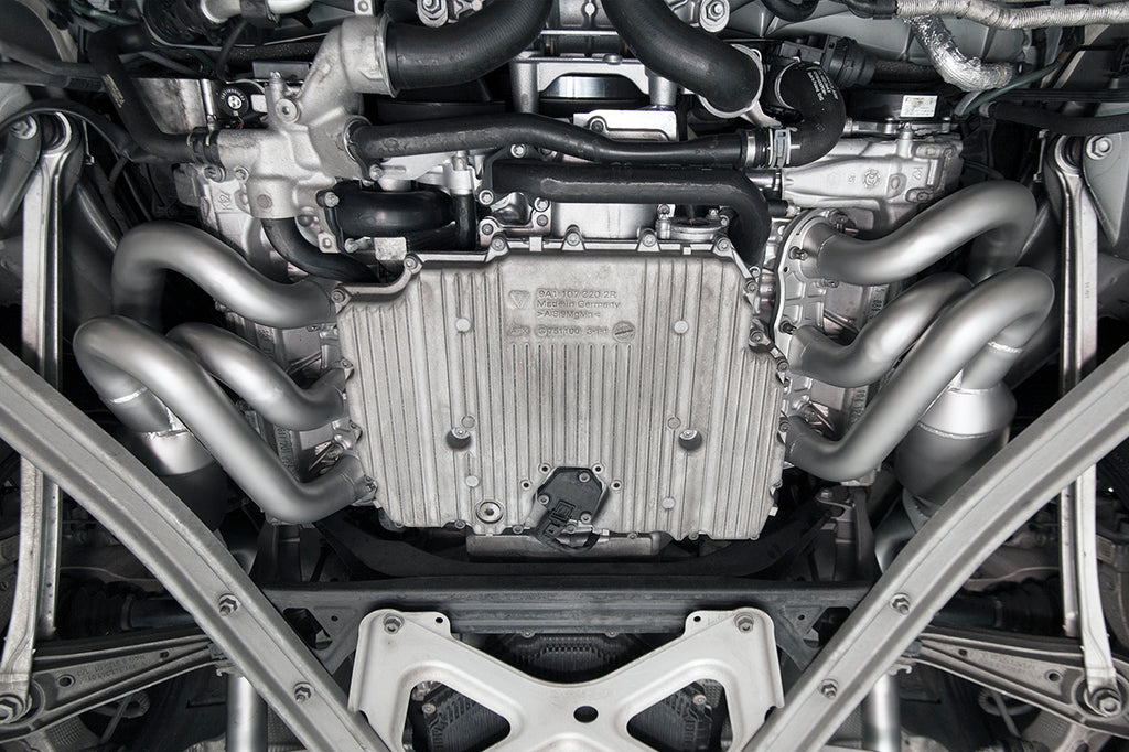 Soul Performance Porsche 981 Cayman / Boxster Long Tube Street Headers (w/ high flow catalytic converters)