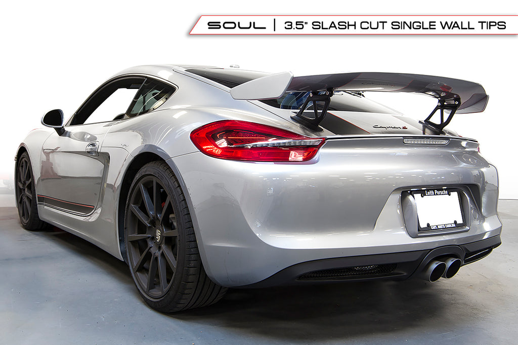 Soul Performance Porsche 987.2 / 981 Cayman / Boxster Bolt-On X-Pipe With Tips