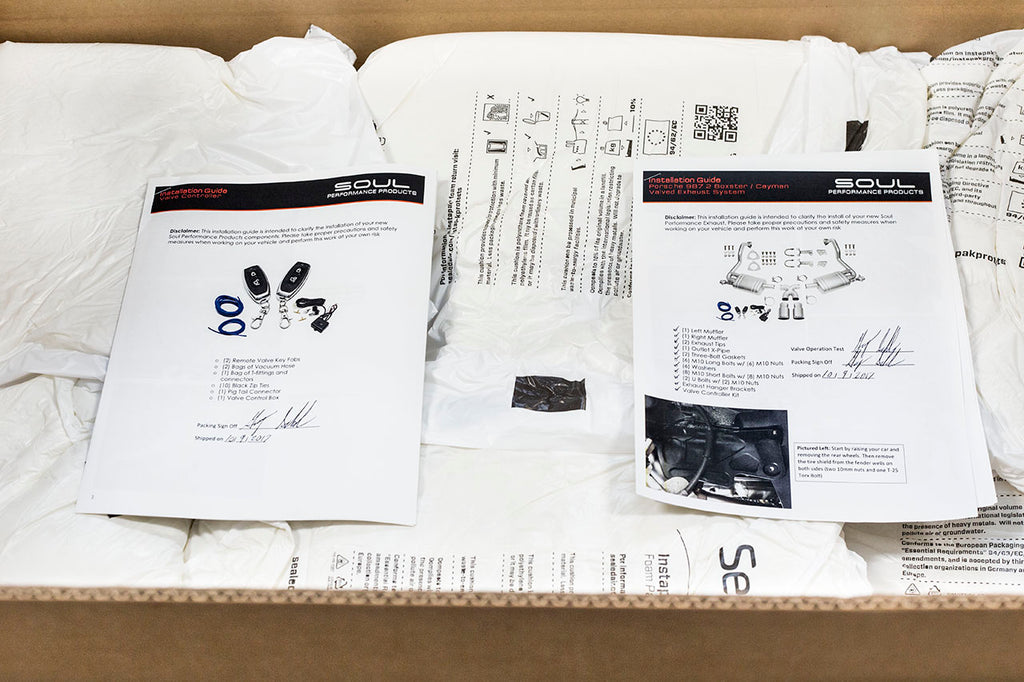 Soul Performance Porsche 987.1 / 987.2 Cayman / Boxster Valved Exhaust System