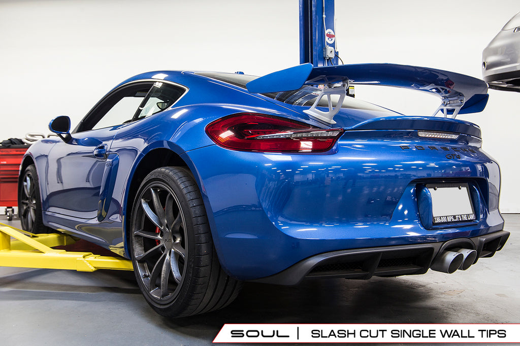 Soul Performance Porsche 981 GT4 / Spyder Valved Exhaust System