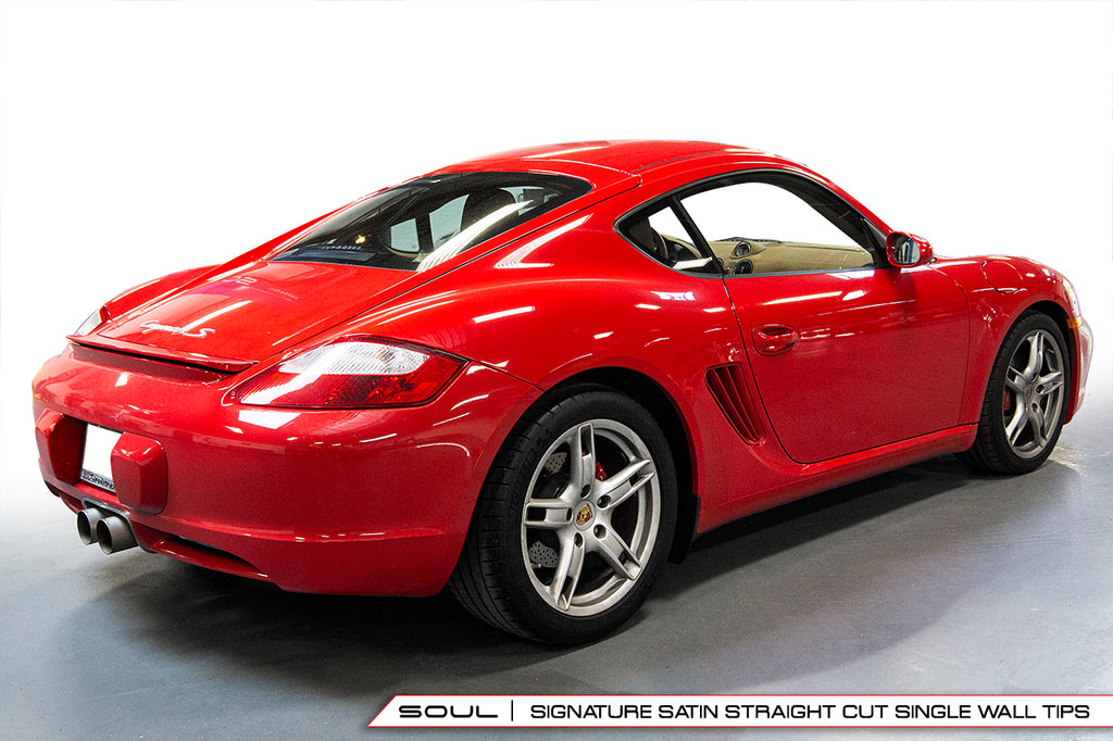 Soul Performance Porsche 987.1 Cayman / Boxster Bolt-On X-Pipe With Tips