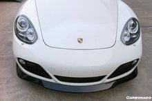 Load image into Gallery viewer, 2009-2012 Porsche Cayman 987 TEK Style Carbon Fiber Front Lip - Carbonado Aero