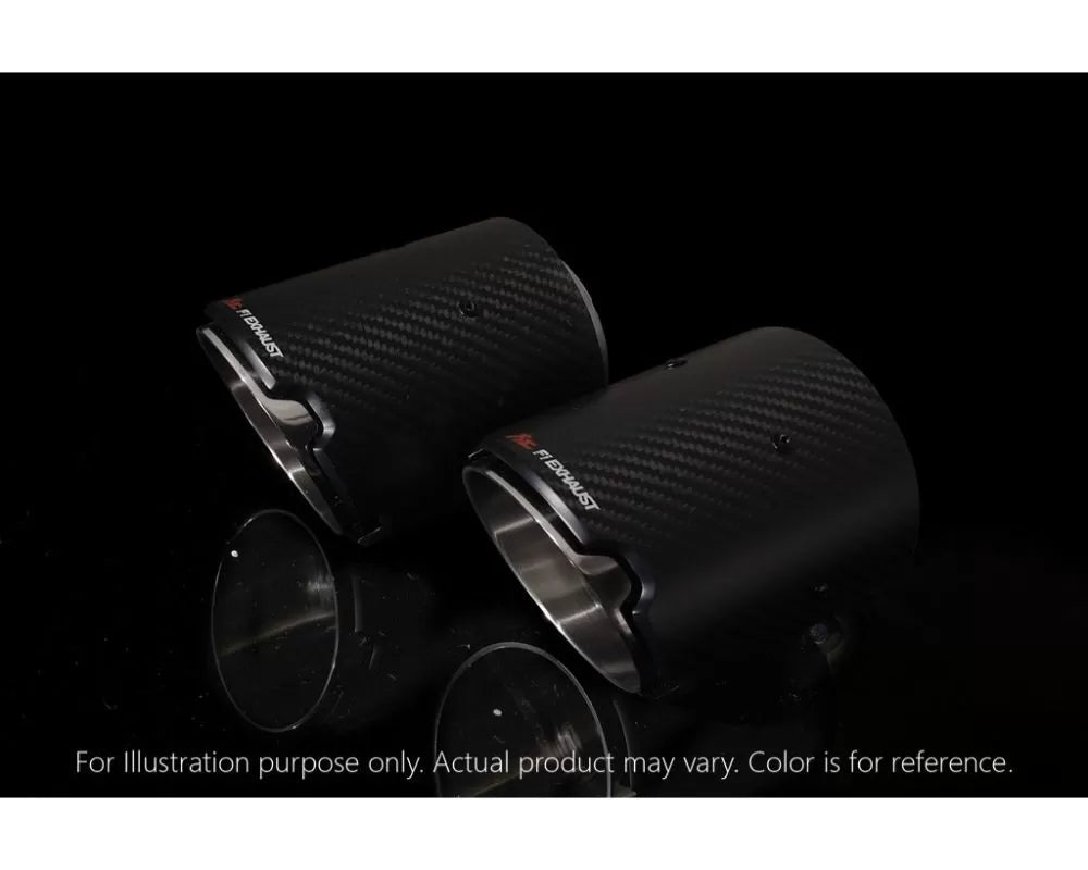 FI Exhaust Carbon Fiber Quad Tips BMW G42 M240i 3.0T B58 2022+