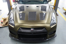Load image into Gallery viewer, 2009-2016 Nissan GTR R35 CBA &amp; DBA TP-2 Style Carbon Fiber Hood - Carbonado