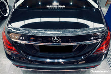 Load image into Gallery viewer, 2014-2020 Mercedes Benz S63 S Class W222 Sedan RT Style Carbon Fiber Trunk Spoiler - Carbonado Aero