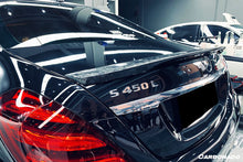 Load image into Gallery viewer, 2014-2020 Mercedes Benz S63 S Class W222 Sedan RT Style Carbon Fiber Trunk Spoiler - Carbonado Aero