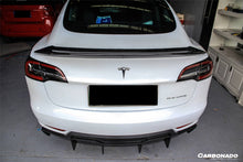 Load image into Gallery viewer, 2017-2023 Tesla Model 3 VRS Style Carbon Fiber Trunk Spoiler