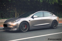 Load image into Gallery viewer, 2017-2023 Tesla Model 3 VRS Style Carbon Fiber Front Lip