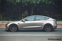 Load image into Gallery viewer, 2017-2023 Tesla Model 3 VRS Style Carbon Fiber Side Skirts